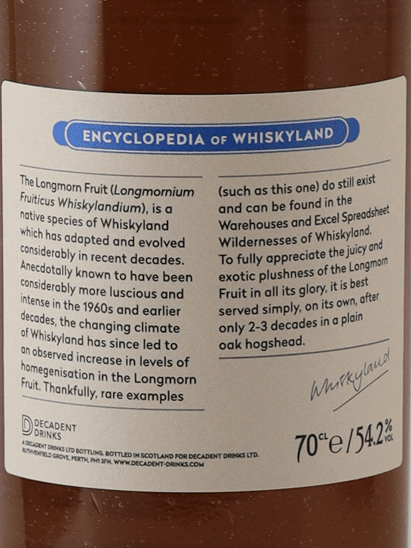 Whisky Land Longmorn 28 Year Old 1996 - Bottle Of Japan
