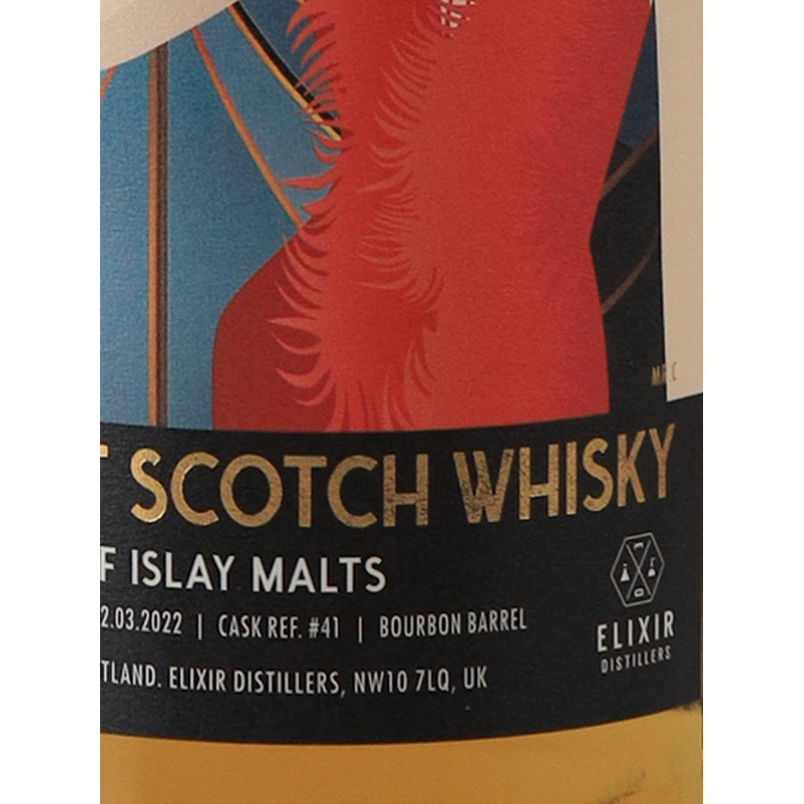 Whisky Trail Flappers Blend of Islay Malt 9 Year Old 2013 58% - cask reference label