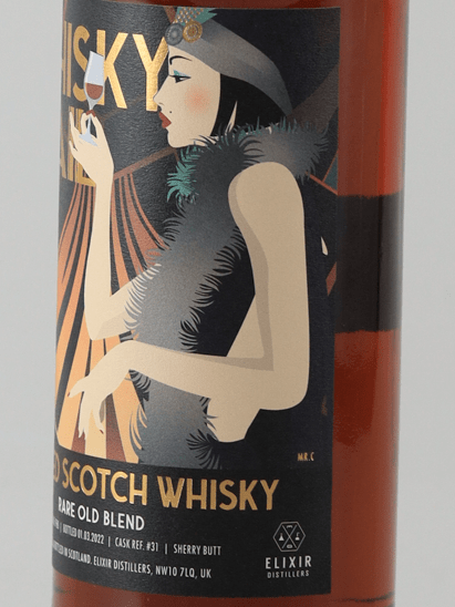 Whisky Trail Flappers Rare Old Blend 41 Year Old 1980 - Bottle Of Japan