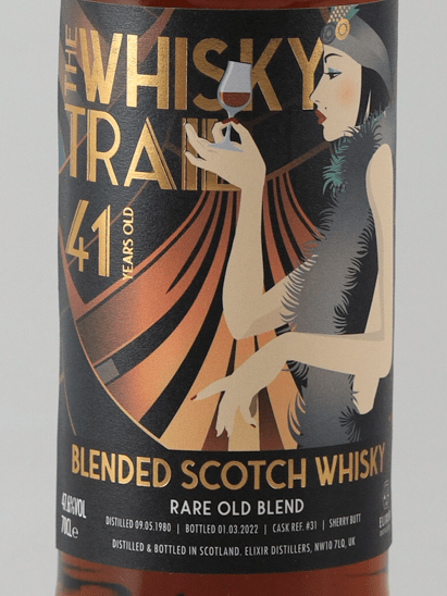 Whisky Trail Flappers Rare Old Blend 41 Year Old 1980 - Bottle Of Japan