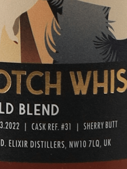 Whisky Trail Flappers Rare Old Blend 41 Year Old 1980 - Bottle Of Japan