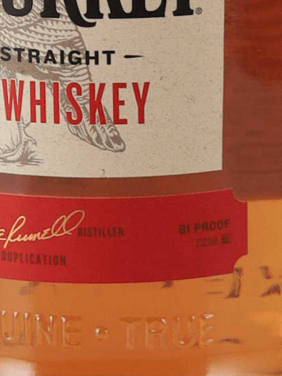Wild Turkey Standard 700ml New Label - Bottle Of Japan
