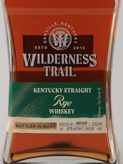 Wilderness Trail Rye Whiskey - Bottle Of Japan