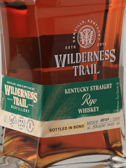Wilderness Trail Rye Whiskey - Bottle Of Japan