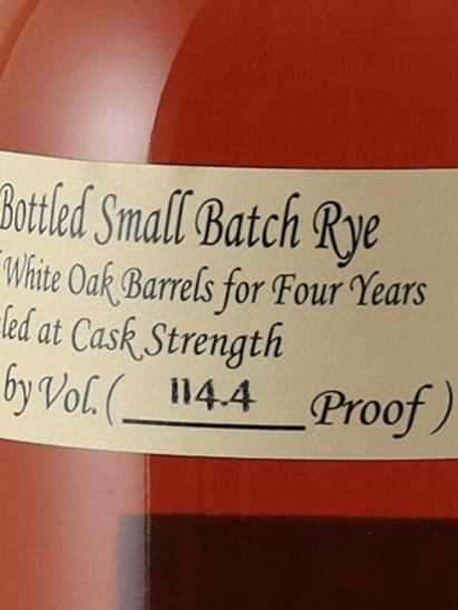 Willett Family Estate Rye 4 Year Old - Bottle Of Japan