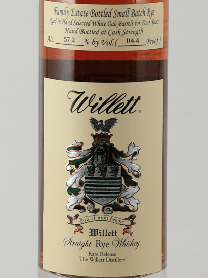 Willett Family Estate Rye 4 Year Old - Bottle Of Japan