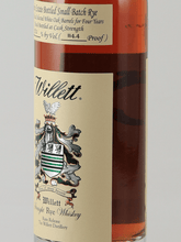 Load image into Gallery viewer, Willett Family Estate Rye 4 Year Old - Bottle Of Japan