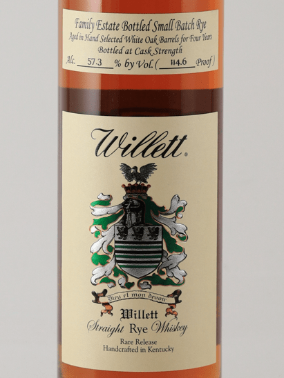 Willett Family Estate Rye 4 Year Old - Bottle Of Japan