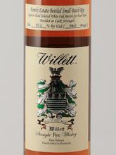 Load image into Gallery viewer, Willett Family Estate Rye 4 Year Old - Bottle Of Japan