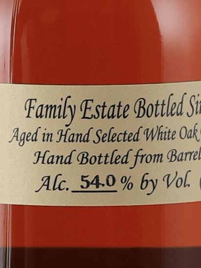 Willett Family Estate Rye 8 Year Old - Bottle Of Japan
