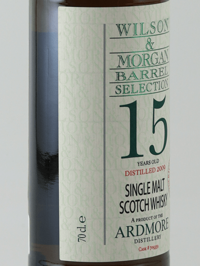 Wilson & Morgan Ardmore 15 Year Old 2009 - Bottle Of Japan