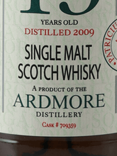 Load image into Gallery viewer, Wilson &amp; Morgan Ardmore 15 Year Old 2009 - Bottle Of Japan