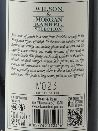 Wilson & Morgan Ardmore 15 Year Old 2009 - Bottle Of Japan