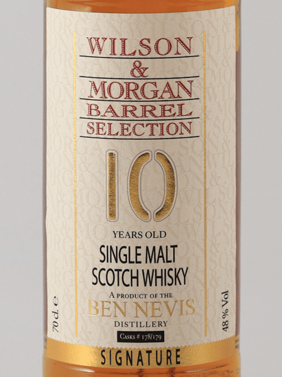 Wilson & Morgan Ben Nevis 10 Year Old 2014 - Bottle Of Japan