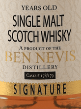 Load image into Gallery viewer, Wilson &amp; Morgan Ben Nevis 10 Year Old 2014 - Bottle Of Japan