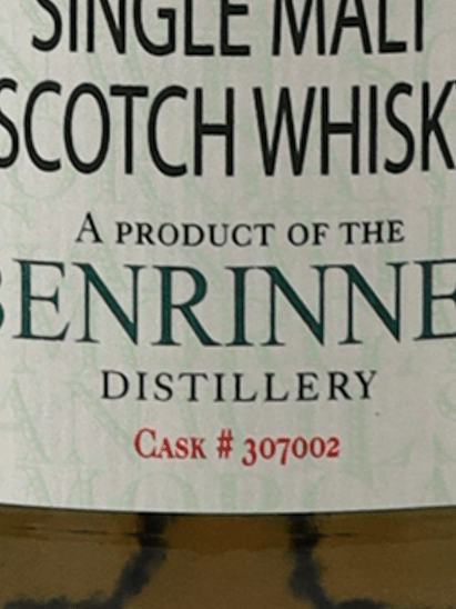 Wilson & Morgan Benrinnes 15 Year Old 2009 - Bottle Of Japan