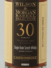 Load image into Gallery viewer, Wilson &amp; Morgan Cameronbridge 30 Year Old 1992 - Bottle Of Japan