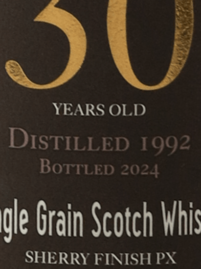Wilson & Morgan Cameronbridge 30 Year Old 1992 - Bottle Of Japan