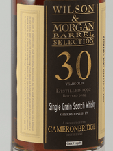 Load image into Gallery viewer, Wilson &amp; Morgan Cameronbridge 30 Year Old 1992 - Bottle Of Japan