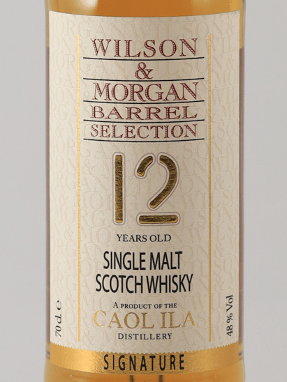 Wilson & Morgan Caol Ila 12 Year Old 2013 - Bottle Of Japan