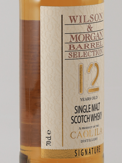Wilson & Morgan Caol Ila 12 Year Old 2013 - Bottle Of Japan