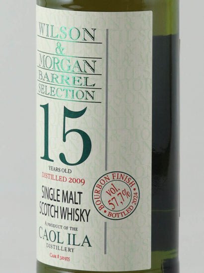Wilson & Morgan Caol Ila 15 Year Old 2009 - Bottle Of Japan