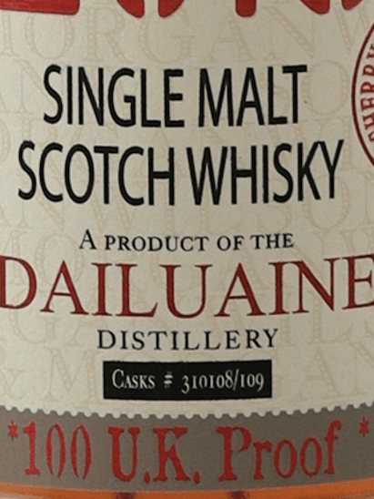 Wilson & Morgan Dailuaine 2015/2025 - Bottle Of Japan
