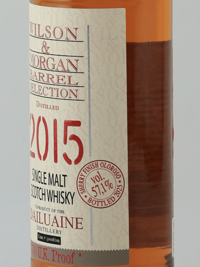 Wilson & Morgan Dailuaine 2015/2025 - Bottle Of Japan