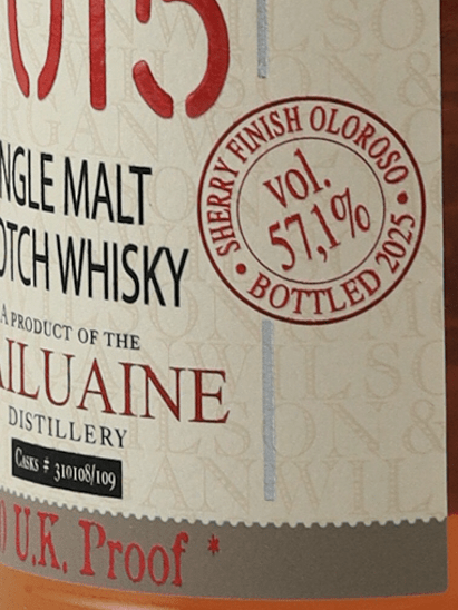 Wilson & Morgan Dailuaine 2015/2025 - Bottle Of Japan