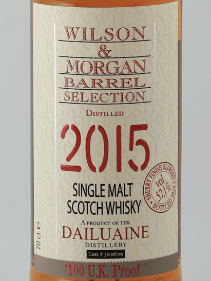 Wilson & Morgan Dailuaine 2015/2025 - Bottle Of Japan