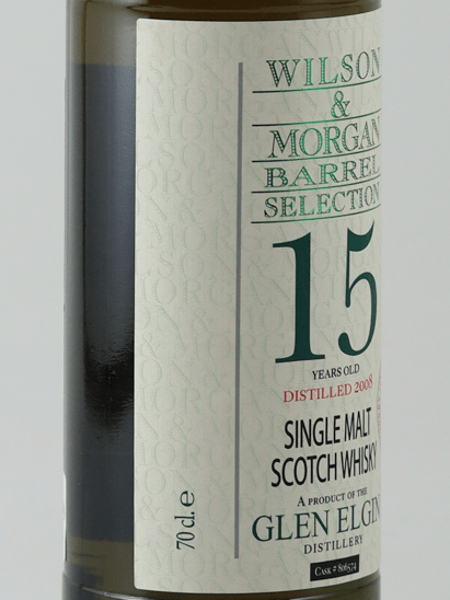 Wilson & Morgan Glen Elgin 15 Year Old 2008 - Bottle Of Japan