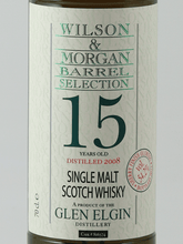 Load image into Gallery viewer, Wilson &amp; Morgan Glen Elgin 15 Year Old 2008 - Bottle Of Japan