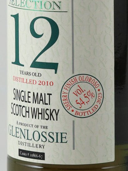 Wilson & Morgan Glenlossie 12 Year Old 2010 - Bottle Of Japan