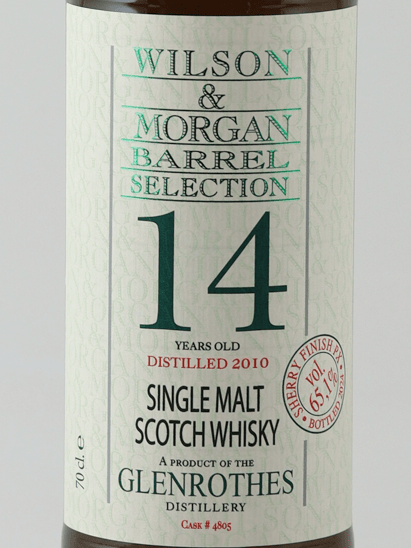 Wilson & Morgan Glenlossie 14 Year Old 2010 - Bottle Of Japan