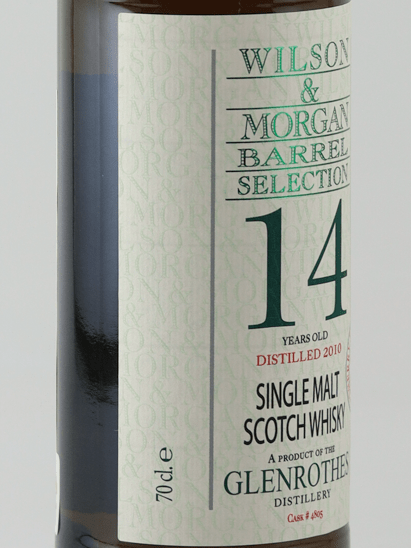 Wilson & Morgan Glenlossie 14 Year Old 2010 - Bottle Of Japan