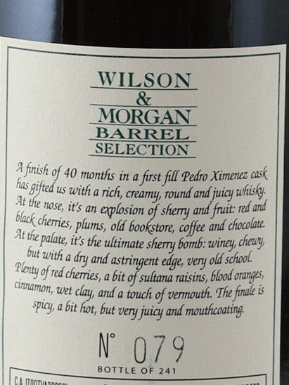 Wilson & Morgan Glenlossie 14 Year Old 2010 - Bottle Of Japan