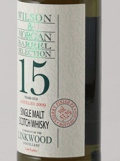 Wilson & Morgan Linkwood 15 Year Old 2009 - Bottle Of Japan