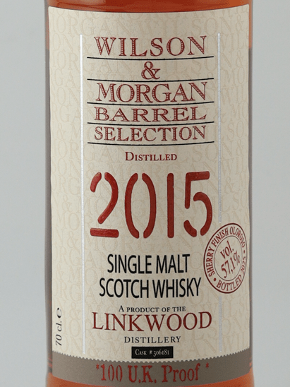 Wilson & Morgan Linkwood 2015/2025 - Bottle Of Japan