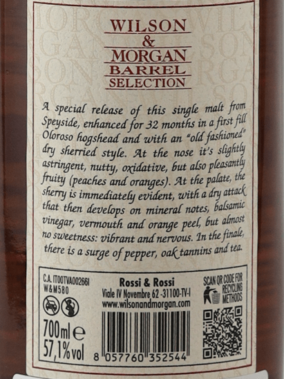 Wilson & Morgan Linkwood 2015/2025 - Bottle Of Japan