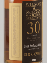 Load image into Gallery viewer, Wilson &amp; Morgan Old Rhosdhu 30 Year Old 1994 - Bottle Of Japan