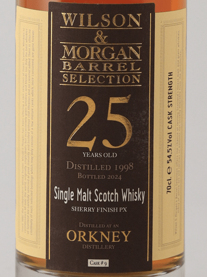 Wilson & Morgan Orkney 25 Year Old 1998 - Bottle Of Japan
