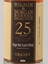 Load image into Gallery viewer, Wilson &amp; Morgan Orkney 25 Year Old 1998 - Bottle Of Japan