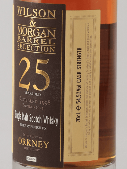 Wilson & Morgan Orkney 25 Year Old 1998 - Bottle Of Japan