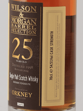 Load image into Gallery viewer, Wilson &amp; Morgan Orkney 25 Year Old 1998 - Bottle Of Japan