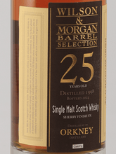 Load image into Gallery viewer, Wilson &amp; Morgan Orkney 25 Year Old 1998 - Bottle Of Japan