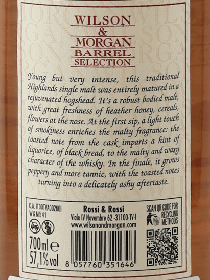 Wilson & Morgan Royal Brackla 2015/2024 - Bottle Of Japan