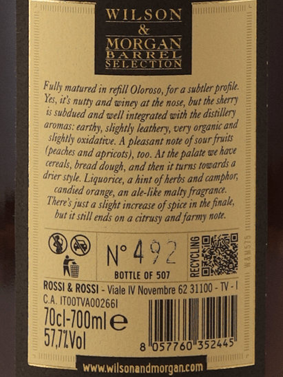 Wilson & Morgan Tomintoul 30 Year Old 1994 - Bottle Of Japan
