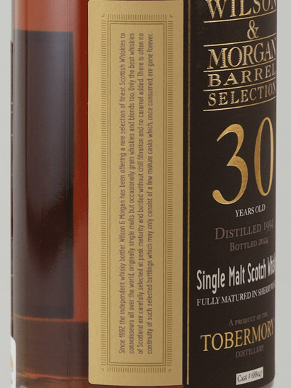 Wilson & Morgan Tomintoul 30 Year Old 1994 - Bottle Of Japan