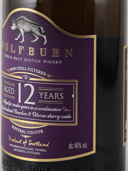 Wolfburn 12 Year Old - Bottle Of Japan
