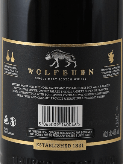 Wolfburn 12 Year Old - Bottle Of Japan